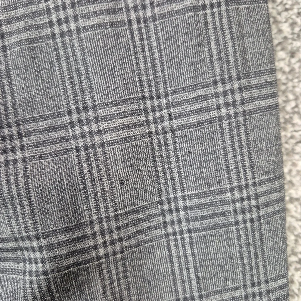 Banana Republic Heritage Blazer Mens 44R Gray Windowpane Plaid Italian Wool